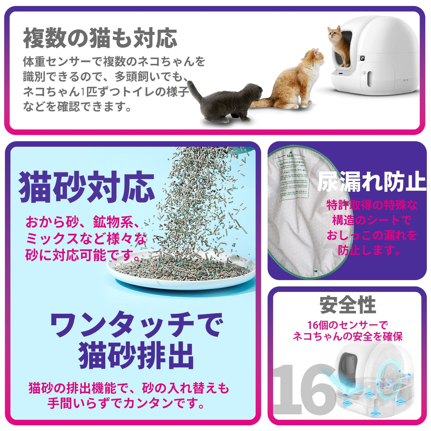 Pura Max2 / P9902 高級版 猫自動トイレ