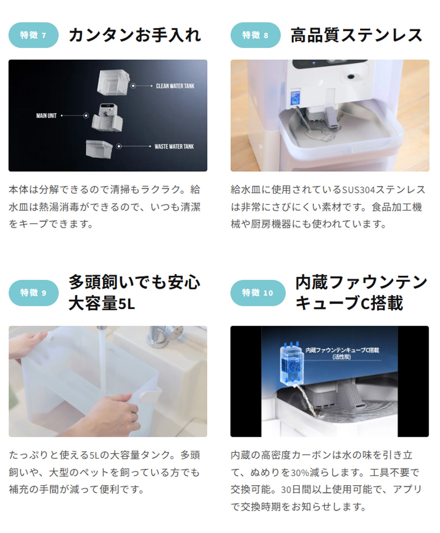 AIカメラ付き非循環型自動給水機 / P4117