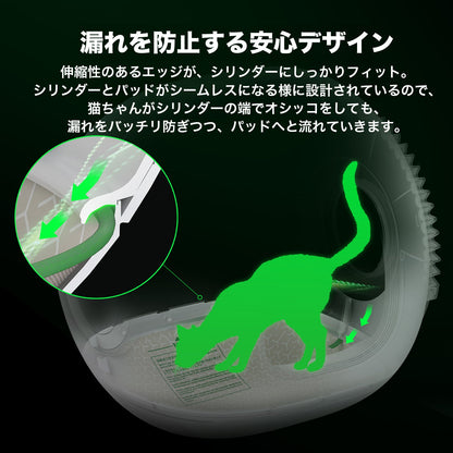 【P9902 P9902bac P9904 自動猫トイレ専用】 トイレパッド / P9220