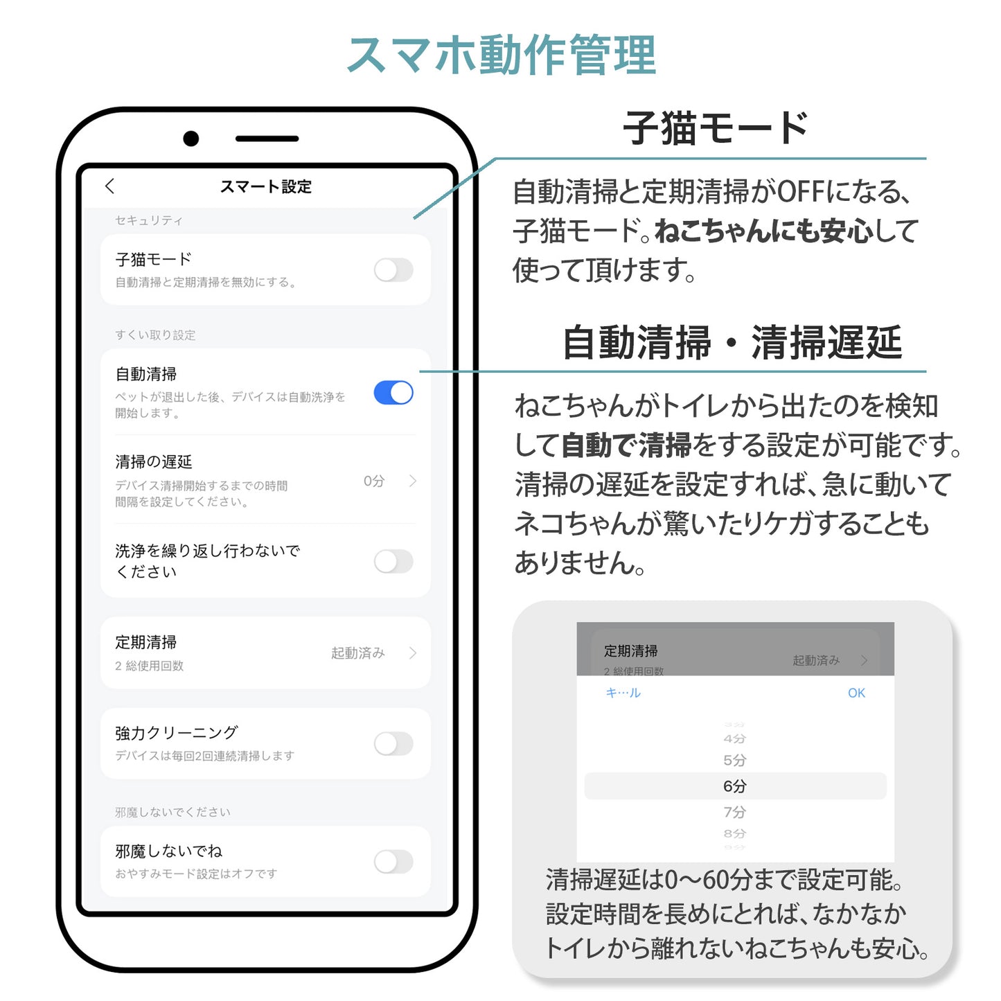 自動猫トイレ　エントリーセット /  P9902bac