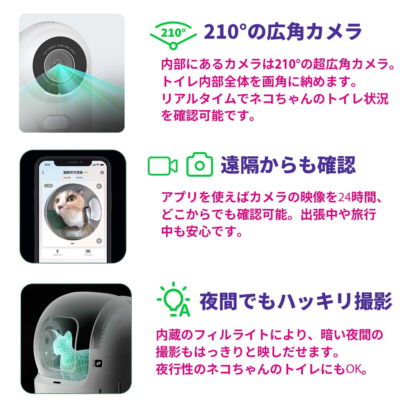 PUROBOT MAX PRO / P9904 / AIカメラ全自動猫トイレ