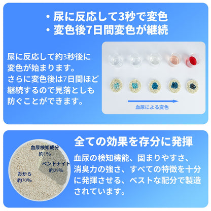 血尿検知猫砂 / PKCL08